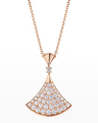 Divas' Dream Diamond Pendant Necklace in 18k Rose Gold