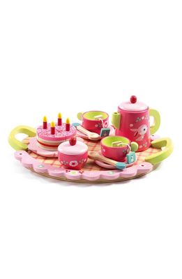 Djeco Lili Roses Tea Party Playset in Multi