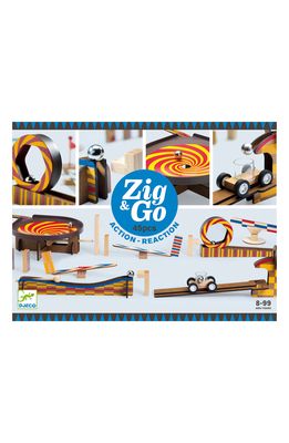 Djeco Zig & Go 45-Piece Action Reaction Set in Multi