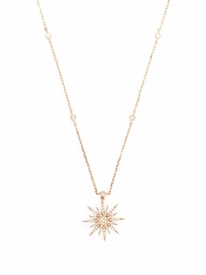Djula 18kt rose gold Soleil diamond necklace - Pink