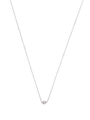 Djula 18kt white gold Eye diamond necklace - Silver