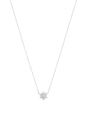 Djula 18kt white gold Sun diamond necklace - Silver