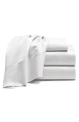 DKNY 700 Thread Count Luxe Egyptian Cotton Sheet Set in White 