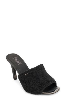 DKNY Bronx Slip-On Mule Sandal in Black Black