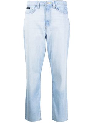 DKNY Broome cropped denim jeans - Blue