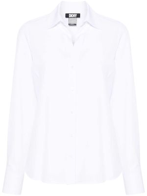 DKNY camp-collar buttoned shirt - White