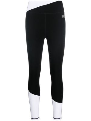 DKNY colour-block sports leggings - Black