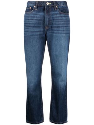 DKNY cropped straight-leg jeans - Blue