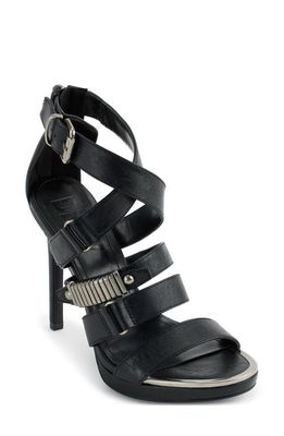 DKNY Deb Strappy Stiletto Sandal in Black