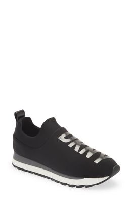 DKNY Jadyn Slip-On Sneaker in Blk/Dk Gun