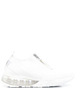 DKNY Kadia zip-fastening low-top sneakers - White