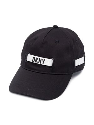 Dkny Kids cotton logo-print cap - Black