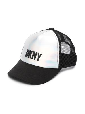 Dkny Kids embossed-logo baseball cap - Silver