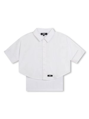 Dkny Kids layered cotton shirt - White