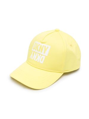 Dkny Kids logo-print baseball cap - Yellow