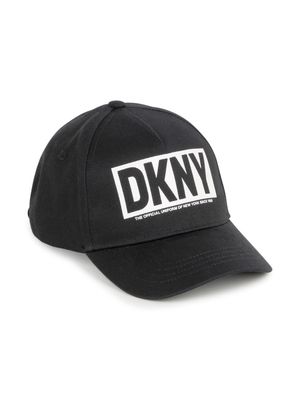 Dkny Kids logo-print cotton baseball cap - Black
