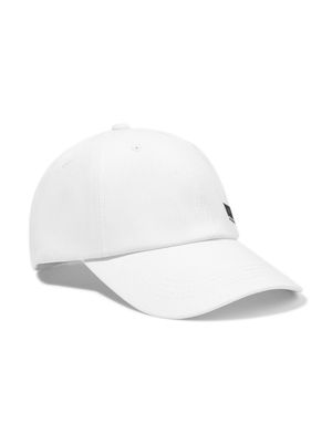 Dkny Kids logo-print cotton cap - White