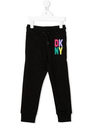 Dkny Kids logo-print track-pants - Black