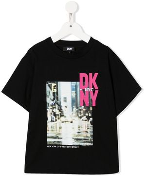 Dkny Kids New York short-sleeve T-shirt - Black