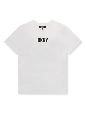 Dkny Kids photography-print cotton T-shirt - White