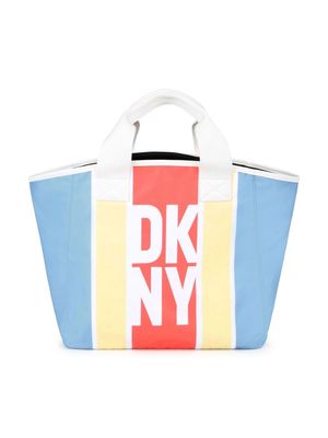 Dkny Kids reversible cotton tote bag - Black