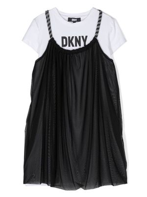 Dkny Kids T-shirt layered dress - Black