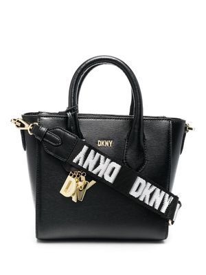 DKNY logo-plaque tote bag - Black