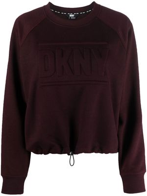 DKNY logo-print sweatshirt - Red