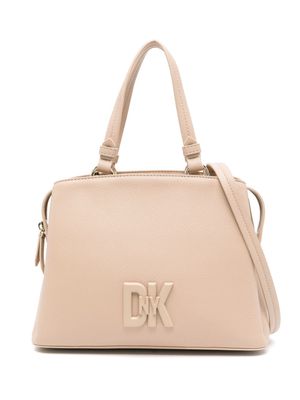 DKNY medium Seventh Avenue leather tote bag - Neutrals