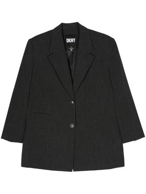 DKNY mélange twill blazer - Grey