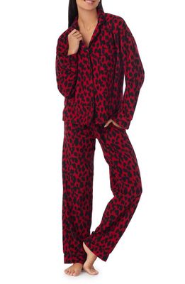 DKNY Print Pajamas in Red Print