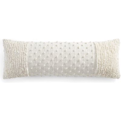 DKNY Pure Emma Lumbar Pillow in Ivory 