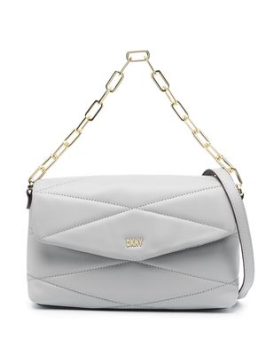 DKNY quilted leather crossbody bag - Grey