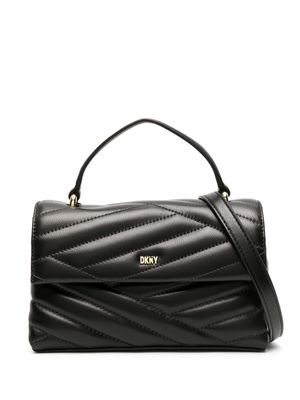 DKNY Sara padded leather tote bag - Black