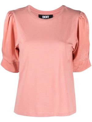 DKNY short-sleeve cotton blend T-shirt - Pink