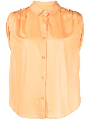 DKNY shoulder roll-tab blouse - Orange