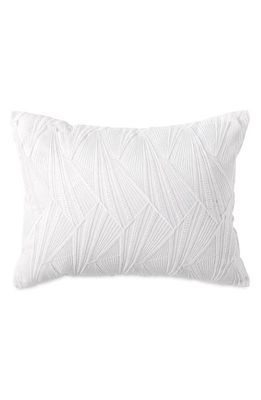 DKNY Textured Accent Pillow in White