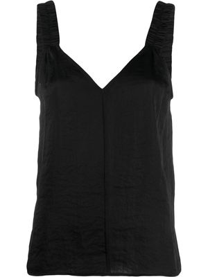 DKNY V-neck sleeveless vest top - Black