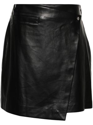 DKNY wrap mini skirt - Black