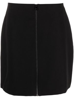DKNY zip-front midi skirt - Black