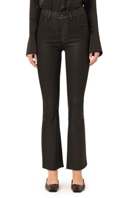 DL1961 Bridget Instasculpt Crop Bootcut Jeans in Black Coated Ultimate