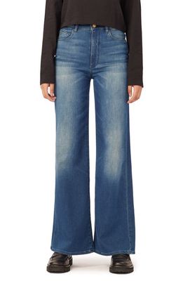 DL1961 Hepburn High Waist Wide Leg Jeans in Orlena Ultimate Knit
