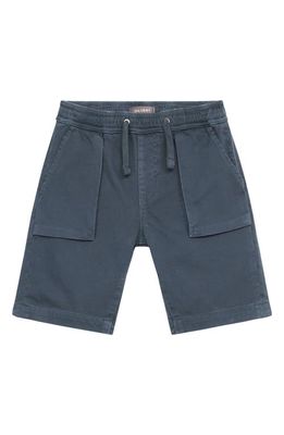 DL1961 Kids' Jackson Knit Denim Shorts in Dark Stone Blue