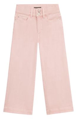 DL1961 Kids' Lily High Waist Wide Leg Jeans in Pink Peony
