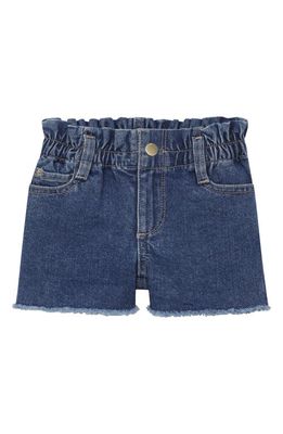 DL1961 Kids' Lucy Paperbag Waist Cut Off Jeans Shorts in Capetown