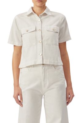 DL1961 Montauk Short Sleeve Shirt in White