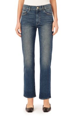 DL1961 Patti High Waist Ankle Straight Leg Jeans in Fisher Vintage