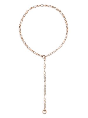 Dodo 18kt rose gold-plated sterling silver Essentials lariat necklace - Pink