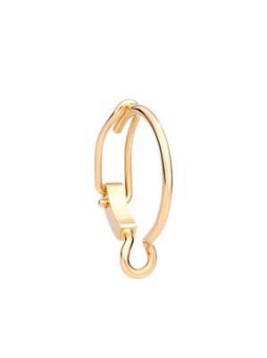 Dodo 18kt yellow gold Essentials hoop earring