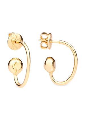 Dodo 18kt yellow gold Pepita hoop earrings